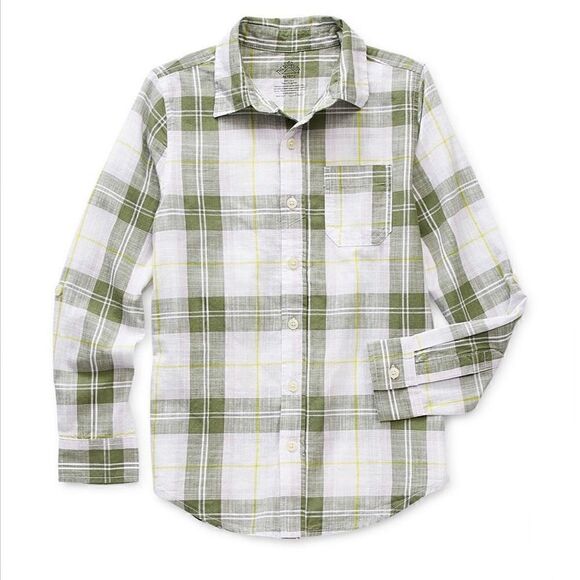 NEW! Thereabouts Little & Big Boys Long Sleeve Button-Down Shirt - Picture 2 of 13